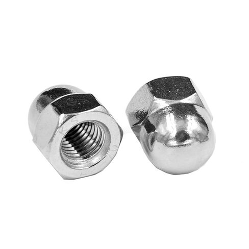 12 Pcs Acorn Cap Nuts (M10) - 304 Stainless Steel Hexagon Cap Nuts for Automotive, Marine Dock, and Industrial Hardware in Kuwait