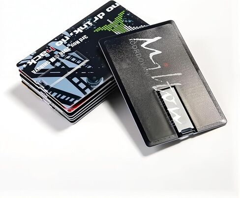 محرك أقراص فلاش USB Card Card ، محرك أقراص فلاش Memory Stick Memory مخصص مع شعارك أو نص ، محرك أقراص فلاش بطاقات أسود محمول لتخزين البيانات الخارجية (50pcs ، 1 جيجابايت) in Kuwait