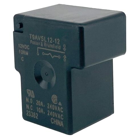 مرحل T9AV5L12-12 (3 عبوات) 12VDC 20A SPDT 5-Pin PCB Mount Power Relay - متوافق مع GE Stove وFridgidaire Oven وإصلاحات لوحة التحكم في الأجهزة in Kuwait