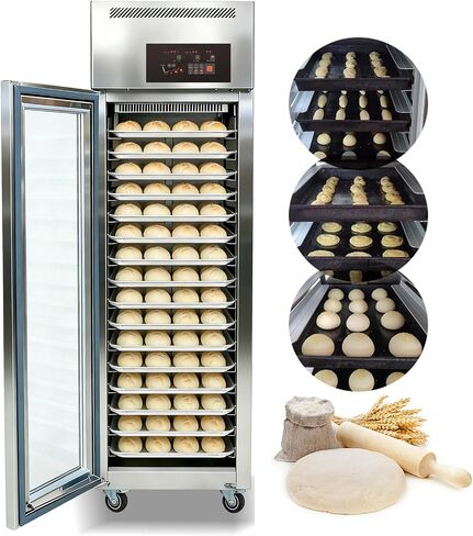 Kolice Commercial Dough Proofers, 18''x26'' Sheet Pans Bread Proofers,Baking Proofer Machine-Integrated Freezing,Thawing,Keep Fresh and Fermentation,18 Trays, 635L,Temperature : -22C to 45C in Kuwait