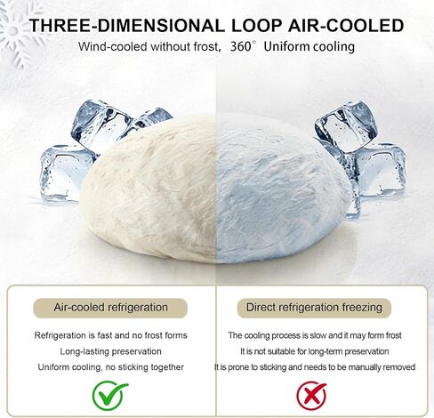 Kolice Commercial Dough Proofers, 18''x26'' Sheet Pans Bread Proofers,Baking Proofer Machine-Integrated Freezing,Thawing,Keep Fresh and Fermentation,18 Trays, 635L,Temperature : -22C to 45C in Kuwait