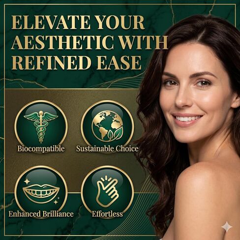 Temporary Dentures & Cosmetic Teeth Covers, Comfort Fit Snap-On Smile Veneers for Men and Women, Ultra-Thin Natural Looking Restoration Kit to Cover Gapped, Chipped or Yellowish Teeth in Kuwait