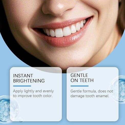 Tooth Polish, 2PCS Tooth Whitening Paint, Instant White Tooth Paint, Gentle & Safe Formula, Portable Oral Care, Safe Formula & Long-Lasting Results in Kuwait
