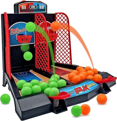 Mini Basketball Hoop Office Desk Finger Catapult Basketball Gifts in Kuwait
