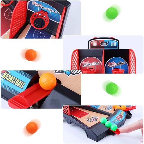 Mini Basketball Hoop Office Desk Finger Catapult Basketball Gifts in Kuwait