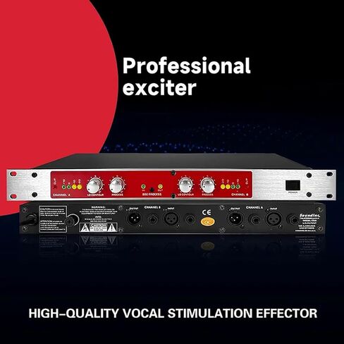 Professional Audio Processor, Autotune Vocal Processor with Treble/Bass Frequency Adjustment, Sound Exciter Maximizer for Enhanced House Karaoke, Stage Performances, and Live Audio Quality in Saudi Arabia