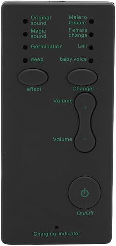 Diyeeni Portable Voice Changer, USB Rechargeable Sound Effects Machine with 4 Effects & 4 Voice Changes, 3.5mm Interface for Live Chat Gaming Karaoke in Kuwait