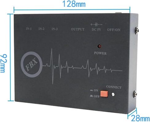 Mini Professional Feedback Suppressor, Anti-Howling Audio Processor, 3-in 1-Out Microphone Feedback Frequency Shifter, Precise Suppression & No Damage to Sound Quality, Automatic Anti-Howling in Saudi Arabia