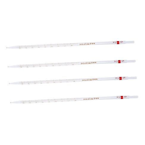 4pcs Eco-Friendly Glass Pipette Single Long Dropper Measuring Straw for Lab in Kuwait