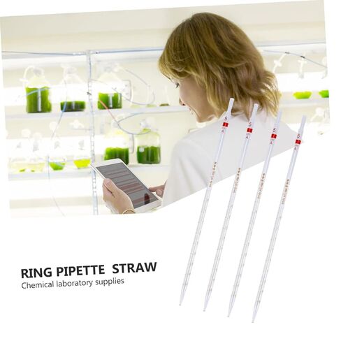 4pcs Eco-Friendly Glass Pipette Single Long Dropper Measuring Straw for Lab in Kuwait