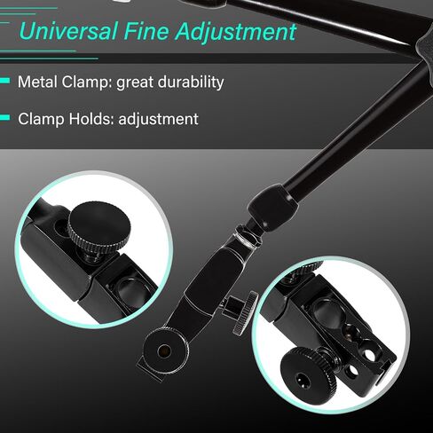 DG61003 Regular Duty Dial Gage Holder 丨Magnetic Base丨Metal Fine Adjustment丨Holding Power 176lbs丨360° Rotation | Metal Fine Adjustment in Kuwait