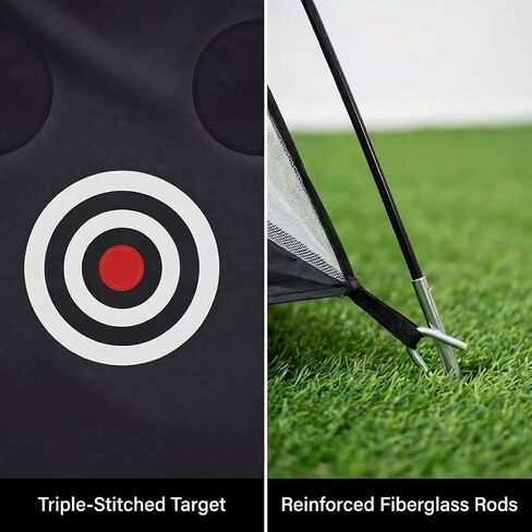 Golf Net for Teens | Indoor & Backyard Portable Junior Golf Swing Practice Net for Kids Youth, Home Yard Outdoor Golf Driving Net Easy Setup in Kuwait