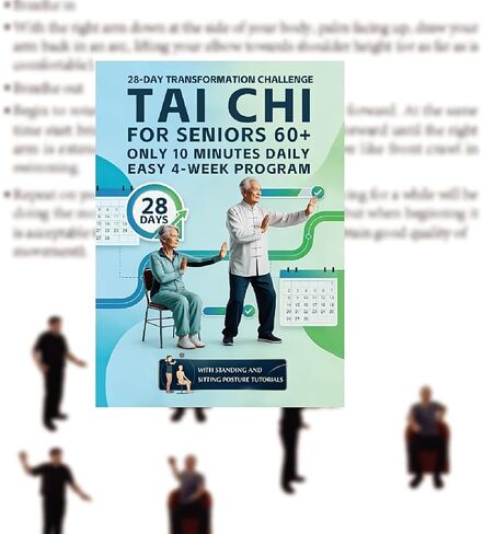 Tai Chi Manual For Seniors 60+ 10-Minute Daily Sitting And Standing Exercises 4-Week Home Program For Balance And Mobility, A1 in Kuwait