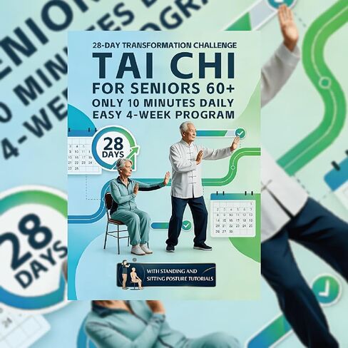 Tai Chi Manual For Seniors 60+ 10-Minute Daily Sitting And Standing Exercises 4-Week Home Program For Balance And Mobility, A1 in Kuwait