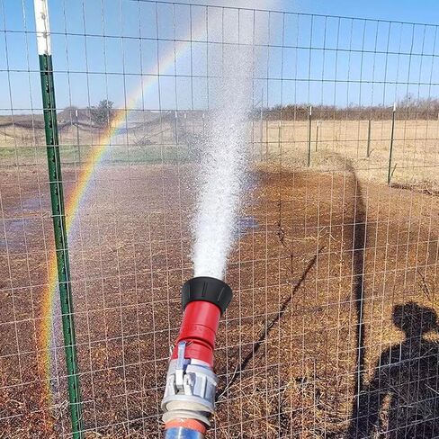 1" NST/NH Fire Hose Nozzle Thermoplastic Spray Jet Fog Tip Heavy Duty Firefighter Water Hose Equipment Industrial Firefighting And Landscaping Irrigation For High Pressure Pump Pumper Sprinkler in Kuwait