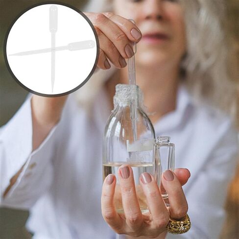 BESPORTBLE 100pcs Disposable 3ml Plastic Transfer Pipettes Single Use Lightweight Droppers for Essential Oils Lab Experiments and DIY Art in Kuwait