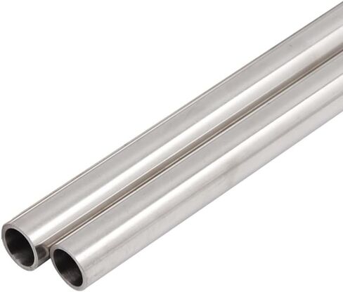CHALKE 304 Stainless Steel Polished Pipe, Capillary Tube (OD X ID)，Length 500mm Seamless Stainless Steel Capillary Tube 1pcs (Color : 500mm 1pcs, Size : OD 14mm ID 10mm) in Kuwait