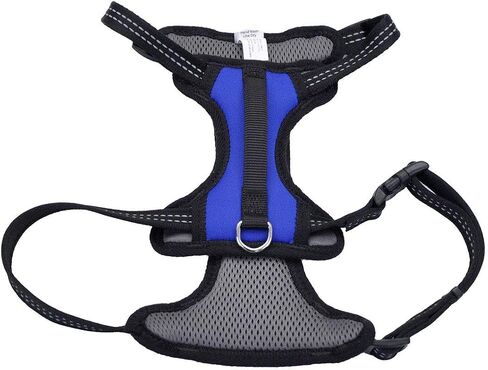 Coastal Pet Reflective Control Handle Harness - Reflective Harness for Dog - Comfortable Fit - Easy Control - Easy On/Off Design - Safety Equipment for Dogs - Red, Girth: 20"-30" x Neck: 12"-18" in Kuwait
