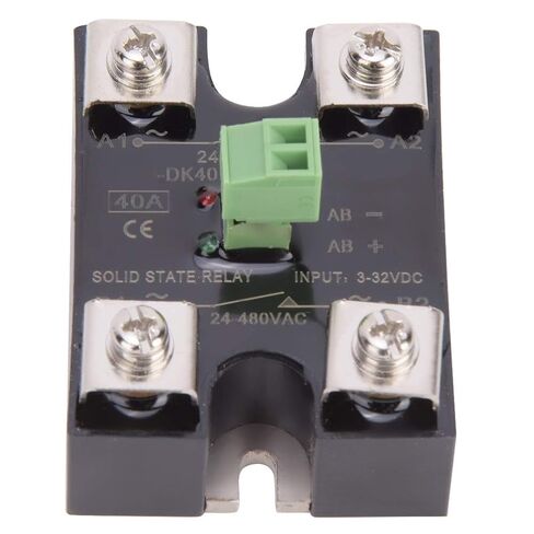 Berm Solid State Relay, Single Channel DC Control & Dual Channel AC Control SSR Relay 24-480VAC (BERM-DK40DA) in Kuwait