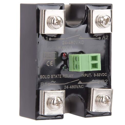 Berm Solid State Relay, Single Channel DC Control & Dual Channel AC Control SSR Relay 24-480VAC (BERM-DK40DA) in Kuwait