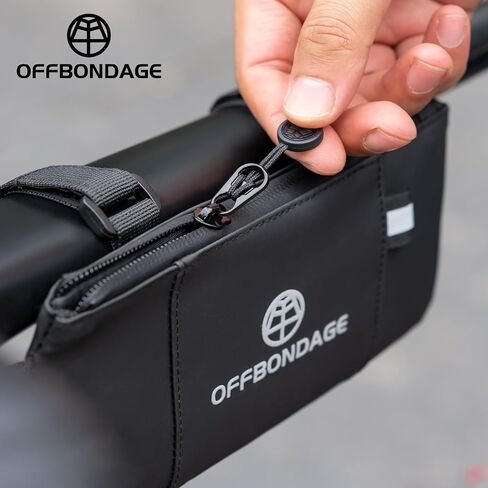 Top Tube Bike Bag for Bicycle - Waterproof Bicycle Frame Bag Secure & Minimalist Bike Pouch Fits Road & Mountain in Kuwait