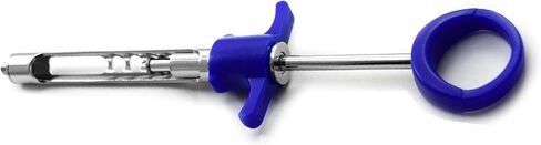 MEDSPO Professional Dental Implant Bone Graft Syringe | Curved Grafting Procedures | Aspirating Anesthetic Dentistry | Automatic Passive Cartridge | Tools Instruments (Auto Passive Syringe BLU 1.8ML) in Kuwait