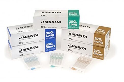 Morita 20-30GS Dental Needle, Disposable, 30 Gauge Short, Plastic (Pack of 100) in Kuwait
