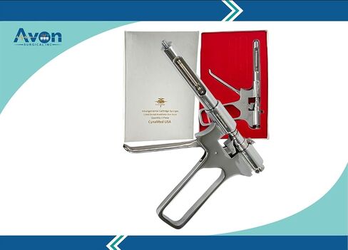 Implant Anesthetic Gun Style Dental Syringe 1.8cc Capacity - German Stainless Steel - Dental Intraligamental Tool (1 Piece) in Kuwait