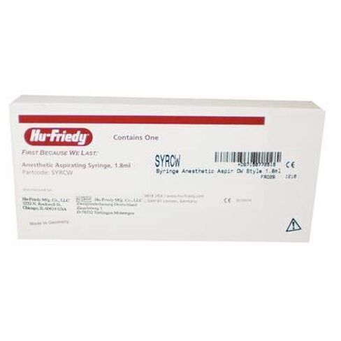 Hu-Friedy Aspirating Syringe C-W Type Each in Kuwait