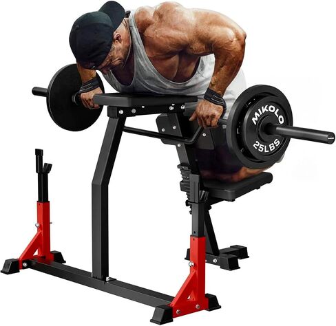 Mikolo Seal Row Bench, Back Extension Machine Back Machine, with Stationary Bench Combo, Upper Body Workout Equipment for Reverse Hyper and Lateral Raise, 1500LBS Capacity in Kuwait