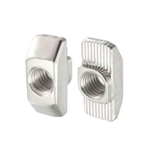 4040 Series M6 T Nut, T Slot Nut, Hammer Head Fastener Nut, Nickel Plated Carbon Steel Nut for Aluminum Profile, 50Pcs in Kuwait