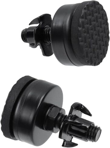 Antrader Adjustable Leveling Feet with T Nuts, 5/16" (M8) Threaded Heavy Duty Furniture Levelers,Carbon Steel Shockproof Furniture Height Adjuster for Workbench, Cabinet & Table(1.2" Base Dia, 12Pcs) in Kuwait