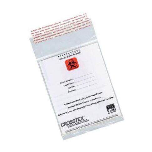 أكياس كروستكس-CS Xtex أكياس نقل للمختبرات 6 × 10 صغيرة 1000/Bx in Kuwait