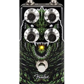 Fender Godzilla Distortion Pedal – Officially Licensed Guitar Effects Pedal with Active Treble & Bass EQ, High Gain Distortion for Electric Guitar, Rock & Metal Tones, Kaiju Artwork in Saudi Arabia