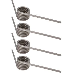 4pcs 304 Stainless Steel Torsion Spring 2mm Wire 15mm OD | 122° Deflection, Suitable for Fireplaces with Sliding Doors, DIY Woodworking, Furniture Repair Project in Kuwait