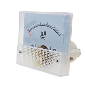 1PCS 85C1 Analog Ammeter 64mm x 56mm 60mm(50UA) in Kuwait