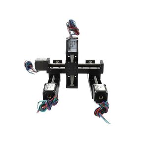 T-Type Mini Sliding Table 10mm-30mmFor Linear Rail Guide with Nema11 28mm Stepper Motor for CNC 3D Printer DIY Customized(Stroke15mm and Drive,1mm Pitch) in Saudi Arabia