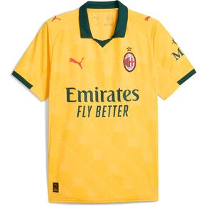 قميص PUMA رجالي Ac Milan 3Rd بياقة قصيرة وأكمام قصيرة طبق الأصل كاجوال in Kuwait