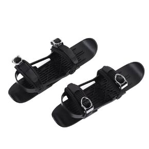 Mini Ski Skates Adjustable Mini Ski Shoes Skiboards Winter Sports Kids Short Skates for Downhill Slopes (Colorful) in Kuwait