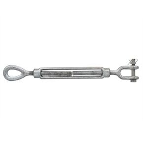 US Cargo Control 1-1/4 Inch x 18 Inch Jaw and Eye Galvanized Turnbuckle, Working Load Limit 15,200 Pounds, Uses: Tower, Suspension, Mining, Rigging, Tensioning in Kuwait