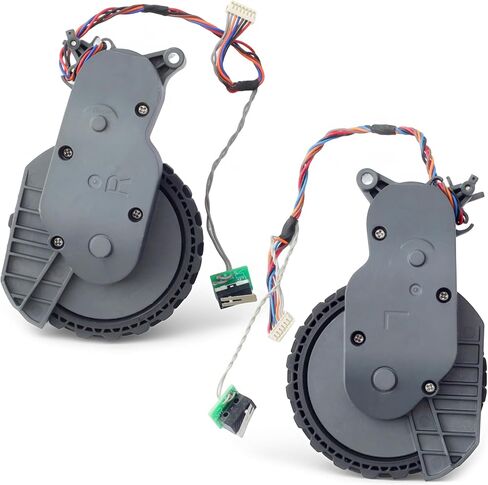 طقم عجلات مكنسة كهربائية روبوتية بديلة لـ Roborock Q5 Q7 Q7 Max Robot Floor Cleaner مجموعة العجلات اليسرى واليمنى لـ Roborock S7 لـ S7 MaxV لنماذج Q Revo، جر قوي in Kuwait