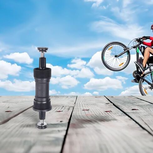 Alloy Bicycle Bottom Bracket BSA ISO Square Taper 73x124mm for Electric E-Bike Snow Beach Bike Replacement Silver in Kuwait