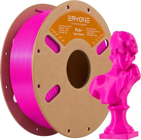 ERYONE High Speed ​​PLA Plus Filament 1.75mm +/- 0.03mm، Rapid Filament PLA+ للطباعة السريعة، 30-500 مم / ثانية خيوط طباعة ثلاثية الأبعاد تناسب معظم طابعات FDM، 1 كجم (2.2 رطل) / بكرة، أرجواني in Kuwait
