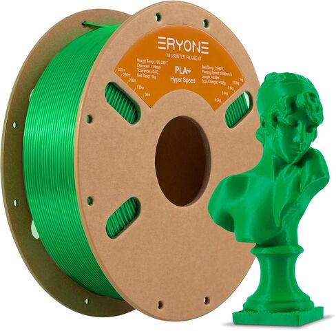 ERYONE High Speed ​​PLA Plus Filament 1.75mm +/- 0.03mm، Rapid Filament PLA+ للطباعة السريعة، 30-500 مم / ثانية خيوط طباعة ثلاثية الأبعاد تناسب معظم طابعات FDM، 1 كجم (2.2 رطل) / بكرة، أرجواني in Kuwait