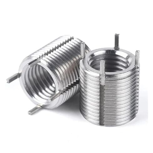 M2-M4 ~ M20-M30 303 Stainless Steel Thread Repair Insert Self-Tapping Bushing with Plug Screw Sleeve Nuts(M8xM14x14 (2pcs)) in Kuwait