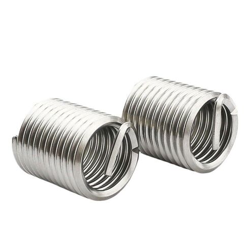 10pcs M14*1.0/1.25/1.5 * 1D~3D 304 Stainless Steel Wire Thread Insert Sleeve Bushing Screw Coil Repair Nut - Industrial Fasteners(M14x1.25x3D) in Kuwait