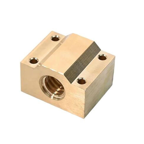 1PCS Trapezoidal Screw Rod Box Type Slider Copper Nut NSBR10(NSBR28 x5,Right-Hand Thread) in Kuwait