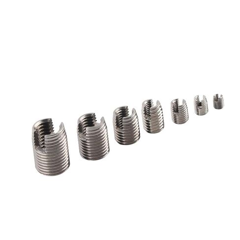 Thread Repair Insert,50Pcs Stainless Steel Self Tapping Inserts Set, Inner Reinforcement Kit with Storage Case for Metal Plastic Wood, M3 to M16 Metric Sizes in Kuwait