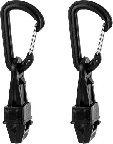 2pcs Boxing Gloves Clip with Carabiners, No-Slip Gloves Clamp Holder for Hanging MMA Muay Thai Glove on Backpack Gym Bag or Gear Bag Quick-Dry Carrying Hook for Training Equipment in Kuwait