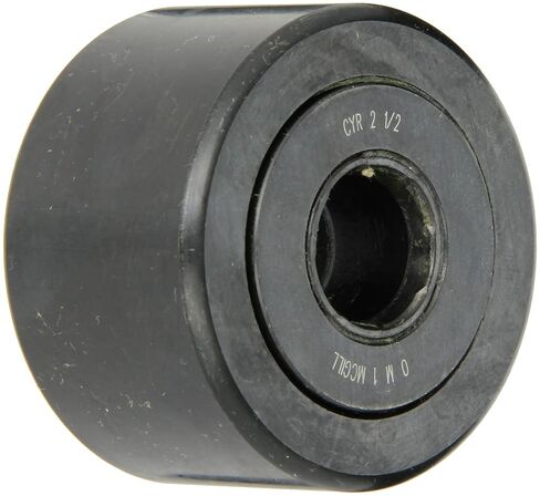 بكرة McGill CYR2 1/2 Cam Yoke Roller، غير مختومة، بوصة، فولاذ، قطر الأسطوانة 2-1/2 بوصة، عرض الأسطوانة 1-1/2 بوصة، القطر الداخلي 3/4 بوصة، العرض الإجمالي 1-9/16 بوصة، قطر اللوحة النهائية 1.69 بوصة in Kuwait
